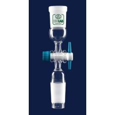 ISOLAB Konnektör - Musluklu - Dişi Şilif : NS 14/23 - Erkek Şilif : NS 14/23