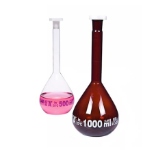 ISOLAB Balon Joje - Standart - Amber - A Kalite - Grup Sertifikalı - Beyaz Skala - 50 ml - NS 12/21 / 1 Adet ISOLAB Balon Joje - Standart - Amber - A Kalite - Grup Sertifikalı - Beyaz Skala - 50 ml - NS 12/21 / 1 Adet