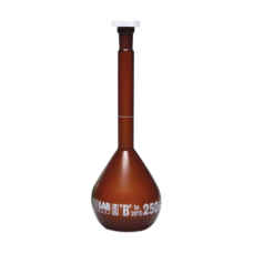 ISOLAB Balon Joje - P.P - Amber - B Kalite - Beyaz Skala - 1000 ml - NS 24/29