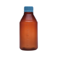 ISOLAB Poliproplen Şişe - ISO - Vida Kapaklı - Amber - Non Steril - 100 mL / 100 Adet