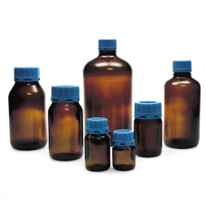 ISOLAB Şişe - Cam - Sıvı Maddeler İçin - PTFE Contalı - 1000 ml / 10 Adet