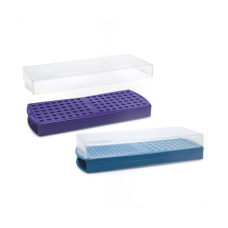 ISOLAB Mikrotüp Standı - Kapaklı - 2 Yüzlü -Rubi