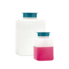 ISOLAB Mühür Takılabilir P.E. Şişe - Şeffaf - Geniş Boyun - Vidalı Kapaklı - 2000 ml