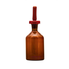 ISOLAB Şişe - Damlatma - Cam - Şilifli - Amber - 100 ml
