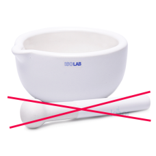 ISOLAB Havan - Porselen - Tokmaksız - Çap 105 mm / 170 mL