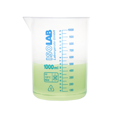 ISOLAB Beher - P.P - Kısa Form - Mavi Skala - 100 ml