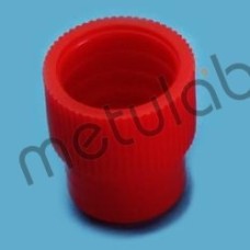 116131 PE Tüp Kapağı. Ø16 mm Tüplere Uygun. Kırmızı