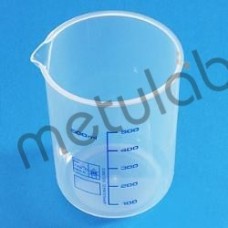 290101 PP Beher. Mavi Taksimatlı. 100 ml